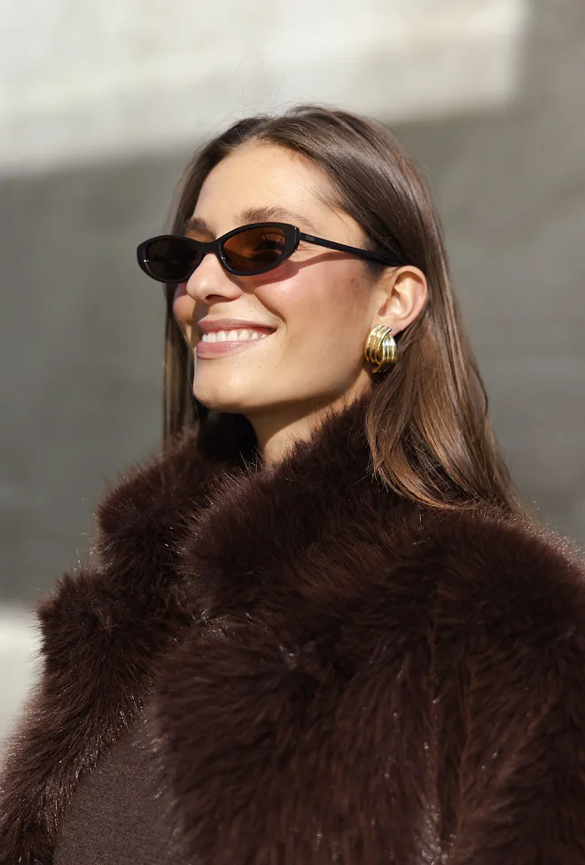 Otra Lulu Dark Chocolate Brown solbriller 4
