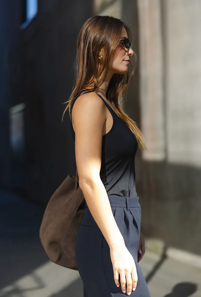 Rosemunde Billie Square Top Black topp 1