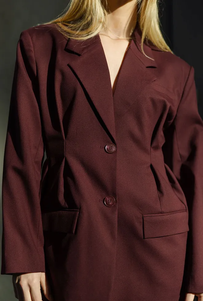 Gestuz Paula GZ Waist Blazer Aronia dressjakke 7