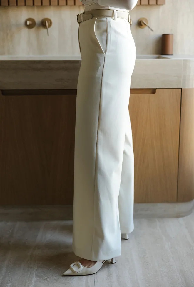 hiil studio Natalia pant ivory bukse offwhite 1