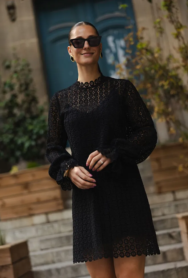 HiiL Studio Blake Dress Black kjole 12