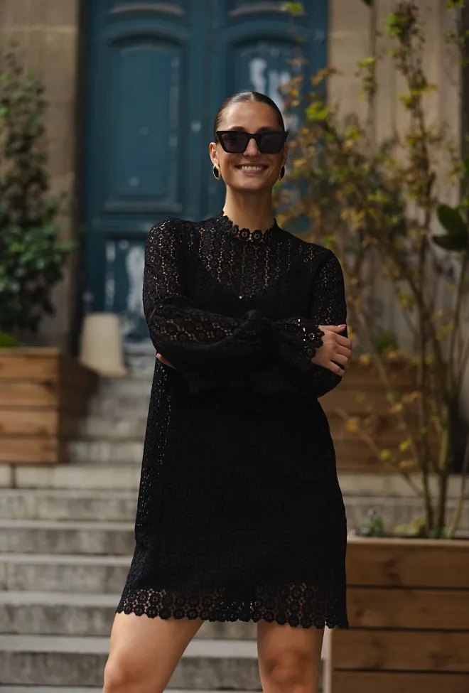 HiiL Studio Blake Dress Black kjole 10