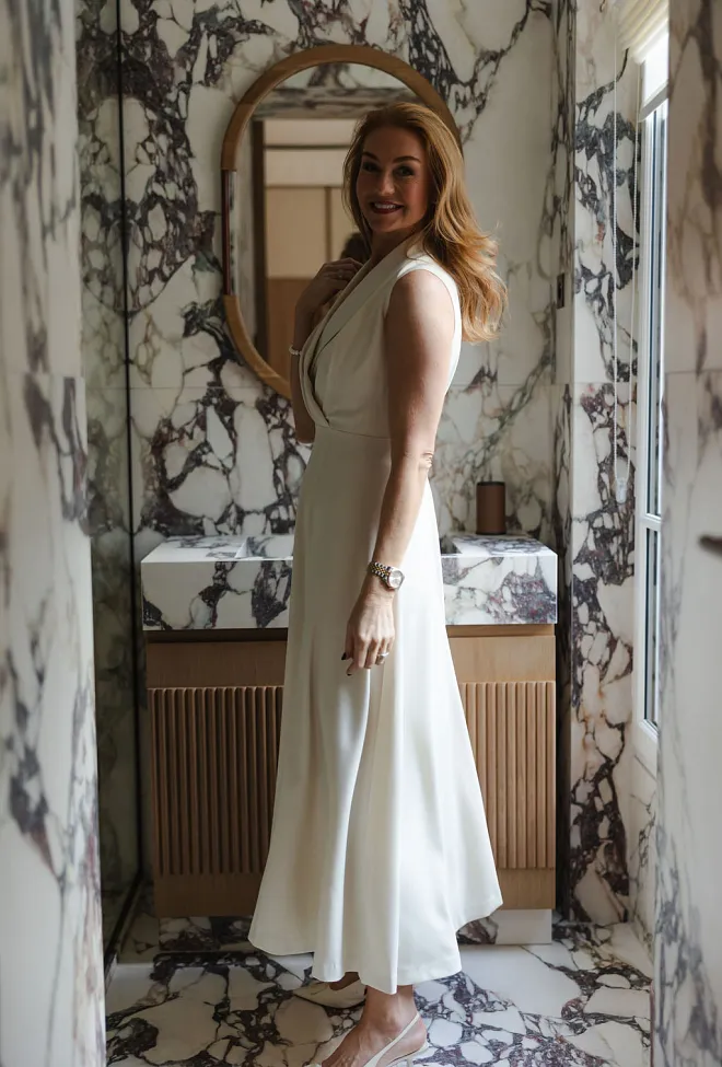 hiil studio louise dress ivory kjole offwhite 2