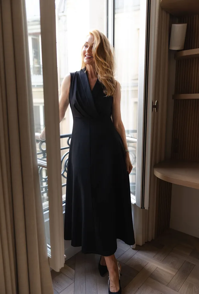 hiil studio louise dress black kjole sort 3