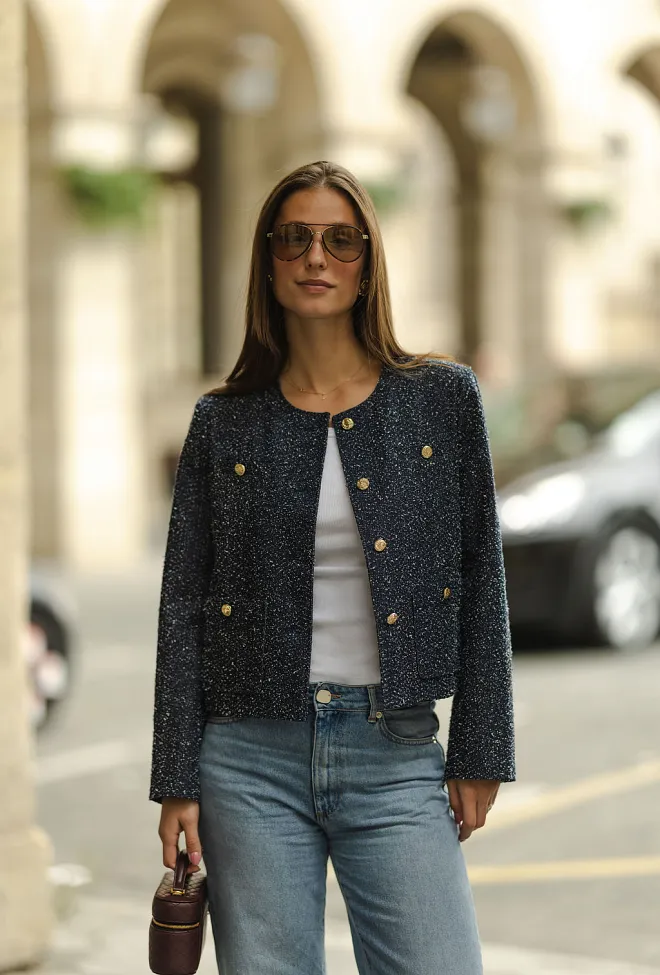 Hiil studio Pam Jacket Indigo Blue blazer 3