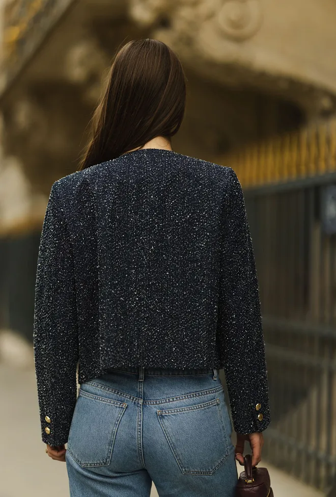 Hiil studio Pam Jacket Indigo Blue blazer 9
