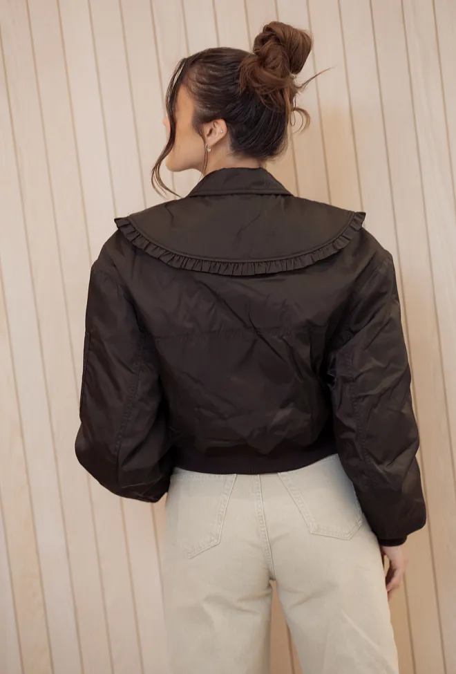 Duchesse Nylon Bomber Jacket ZWX Demitasse 8