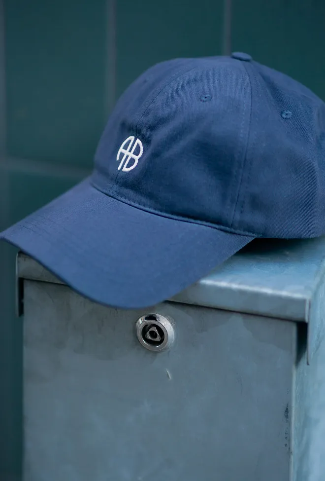 Anine bing Jeremy Baseball Cap AB Washed Navy caps 4