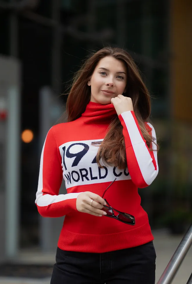 We norwegians Worldcup Sweater Red genser