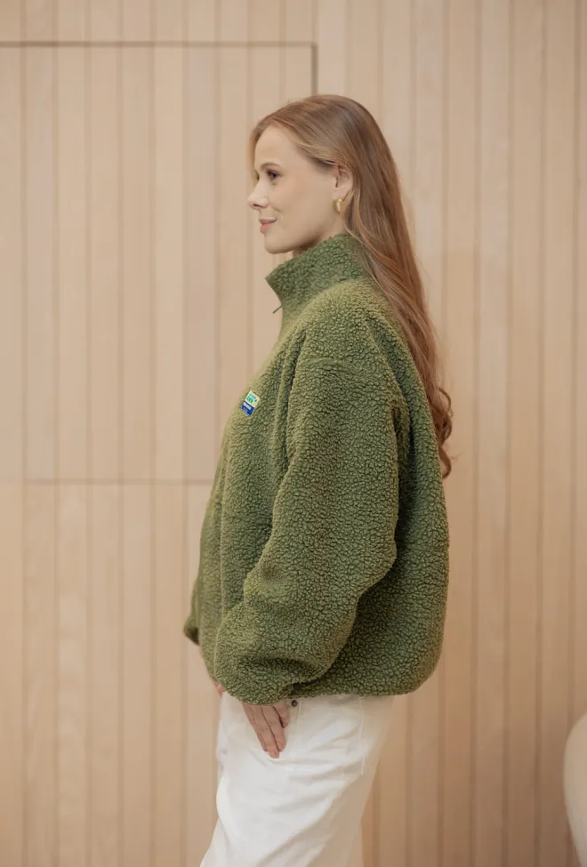 American vintage Hoktown Jacket Shore Melange fleecejakke 3