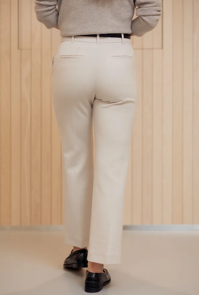 Max Mara Rea Jersey Trouser 001 Beige dressbukse 6