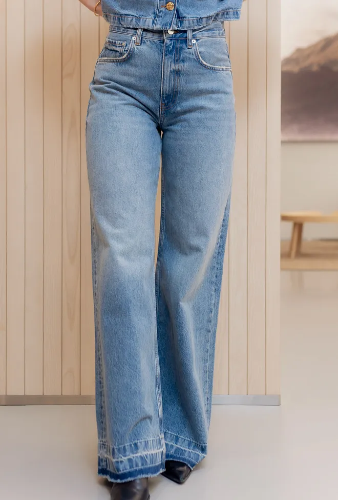 Anine BIng Lewis Jean Caspian Blue jeans 4