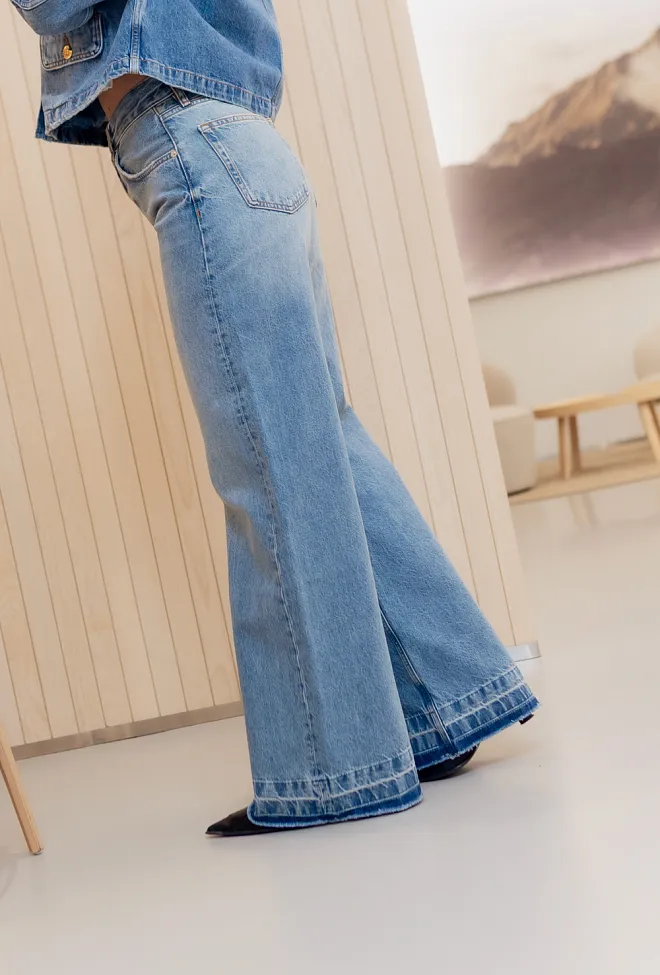 Anine BIng Lewis Jean Caspian Blue jeans 3