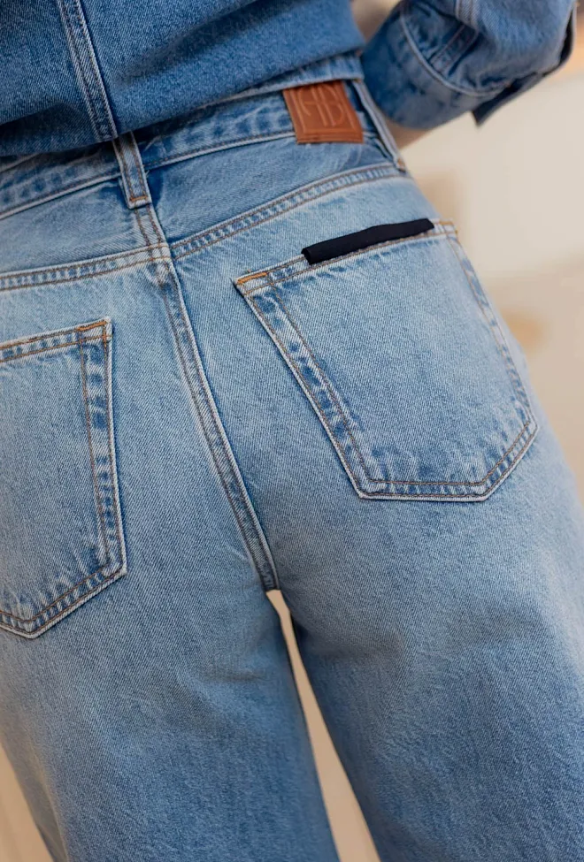 Anine BIng Lewis Jean Caspian Blue jeans 6