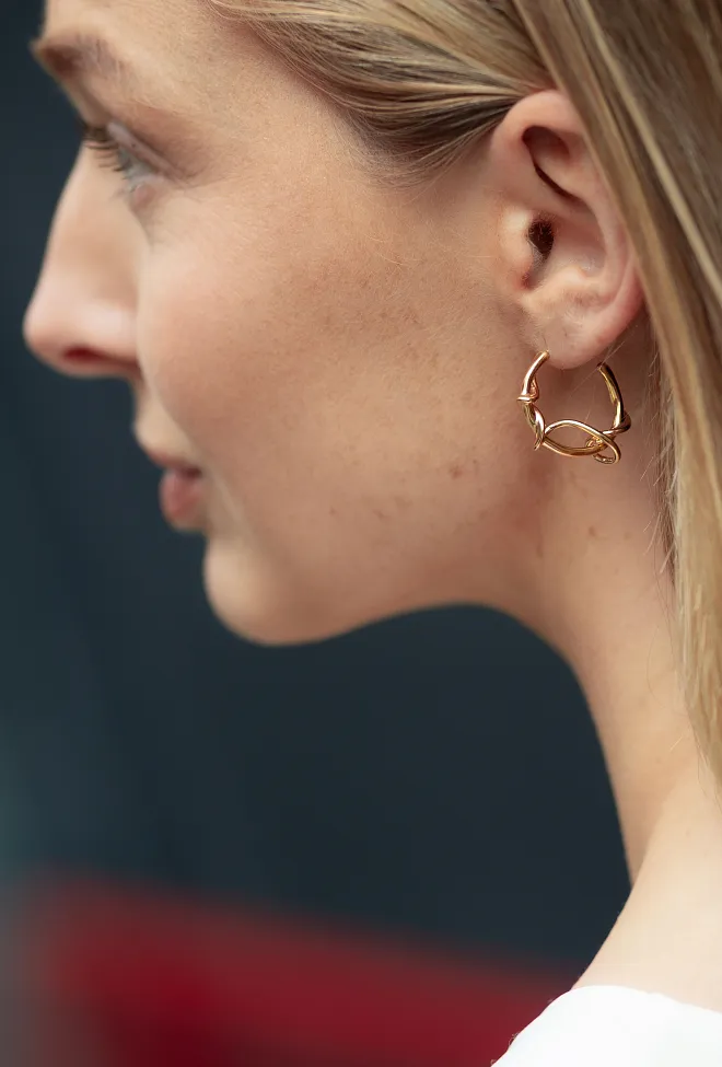 Enamel copenhagen Capella Hoops Gold øreringer 6