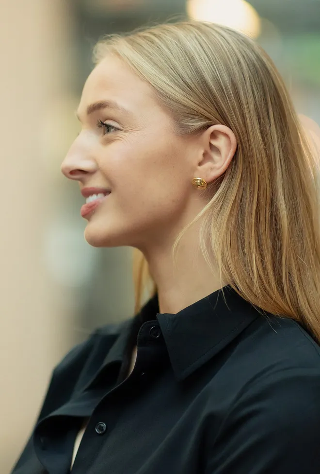 Liè studio The Eloise Earrings Gold øredobber 2
