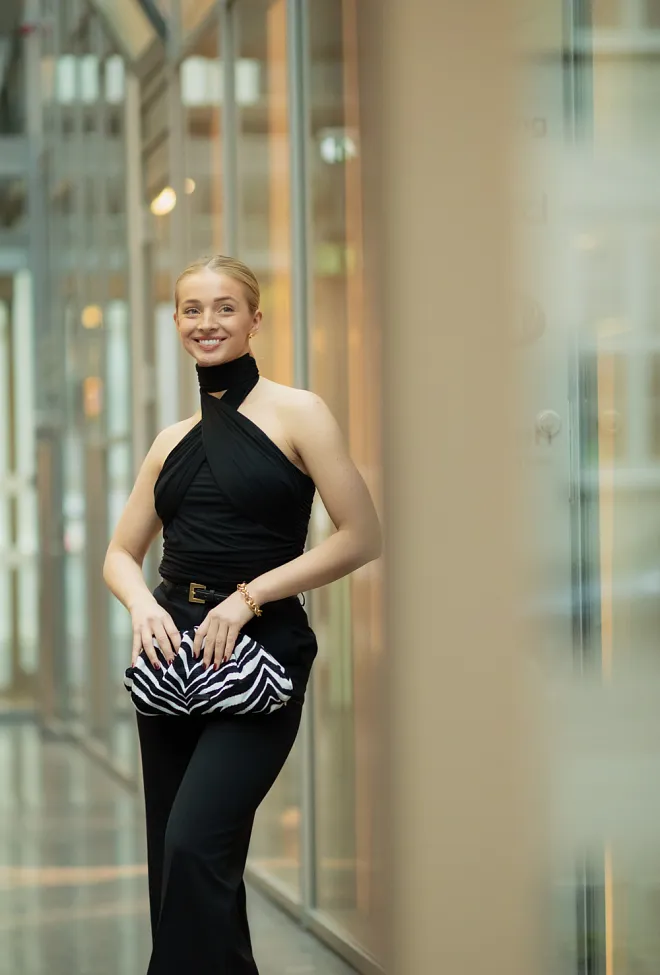 DAY ET Day Zebra Clutch Black partyveske 3