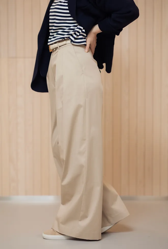 Anine Bing Lou Trouser Beige bukse 4