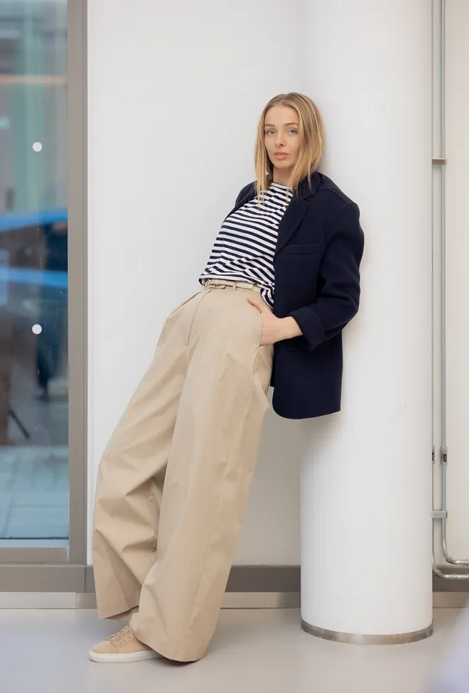 Anine Bing Lou Trouser Beige bukse 7