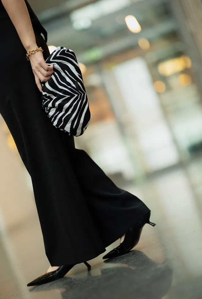 DAY ET Day Zebra Clutch Black partyveskev 4