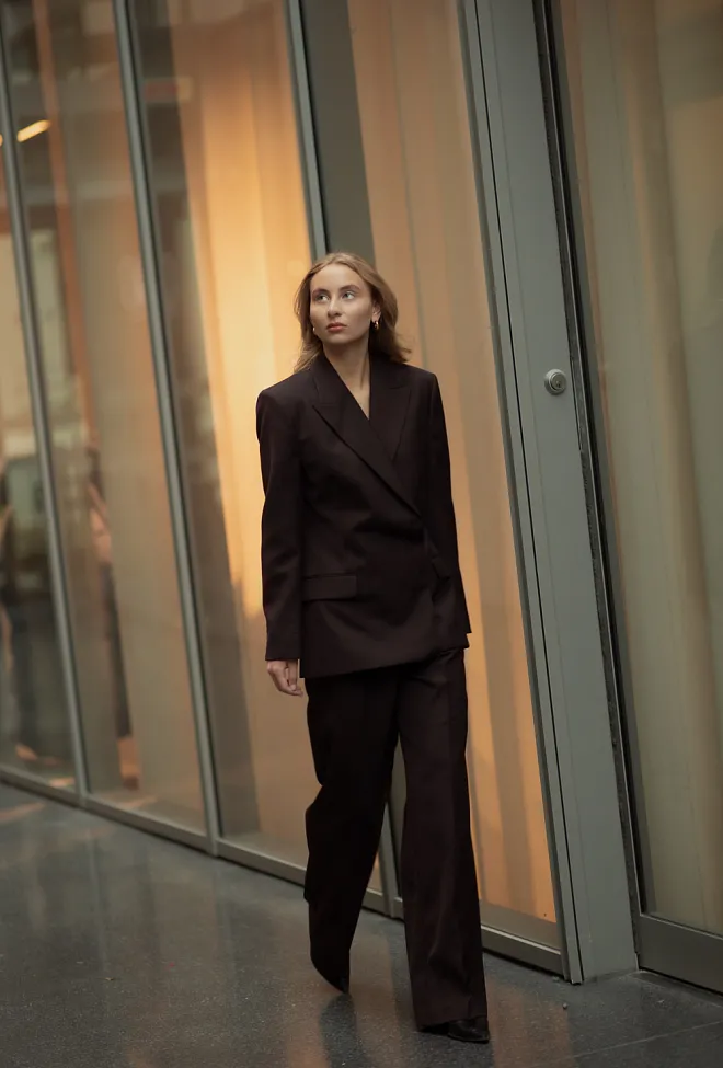 Anine bing Aretha Blazer Deep Brown dressjakke 7