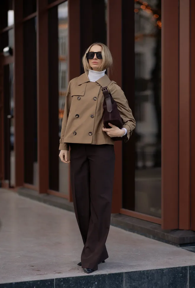 Max mara Tesoro Raincoat 004 Brown jakke 2