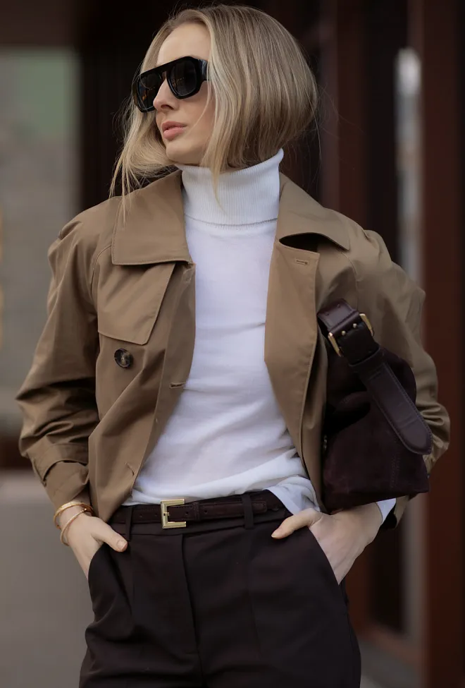 Max mara Tesoro Raincoat 004 Brown jakke 5