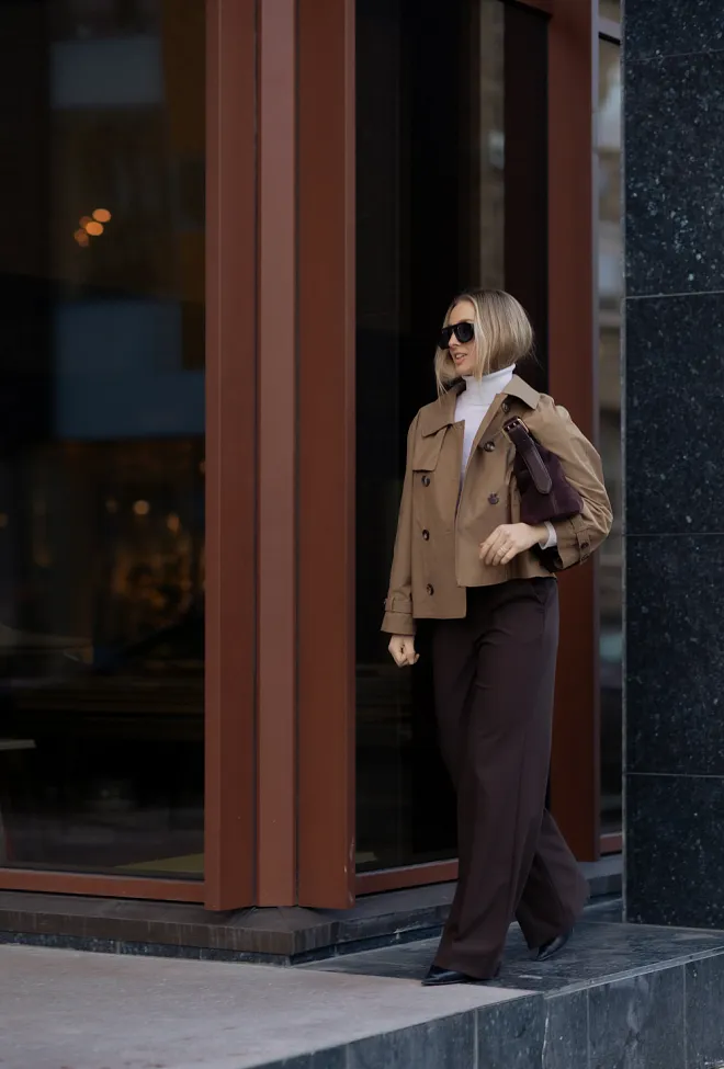 Max mara Tesoro Raincoat 004 Brown jakke 6