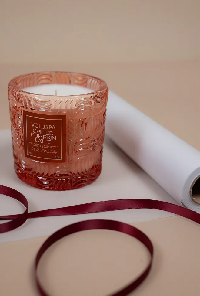 Voluspa Classic Boxed Candle Spiced Pumpkin Latte 60t duftlys