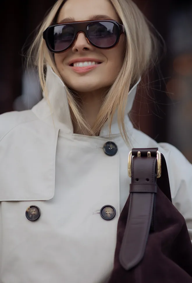 Max Mara Tesoro Raincoat 002 Beige jakke 3