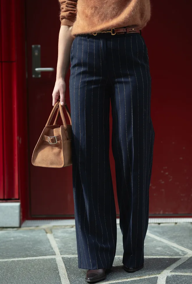 Andiata Katya Trousers Pinstripe  dressbukse
