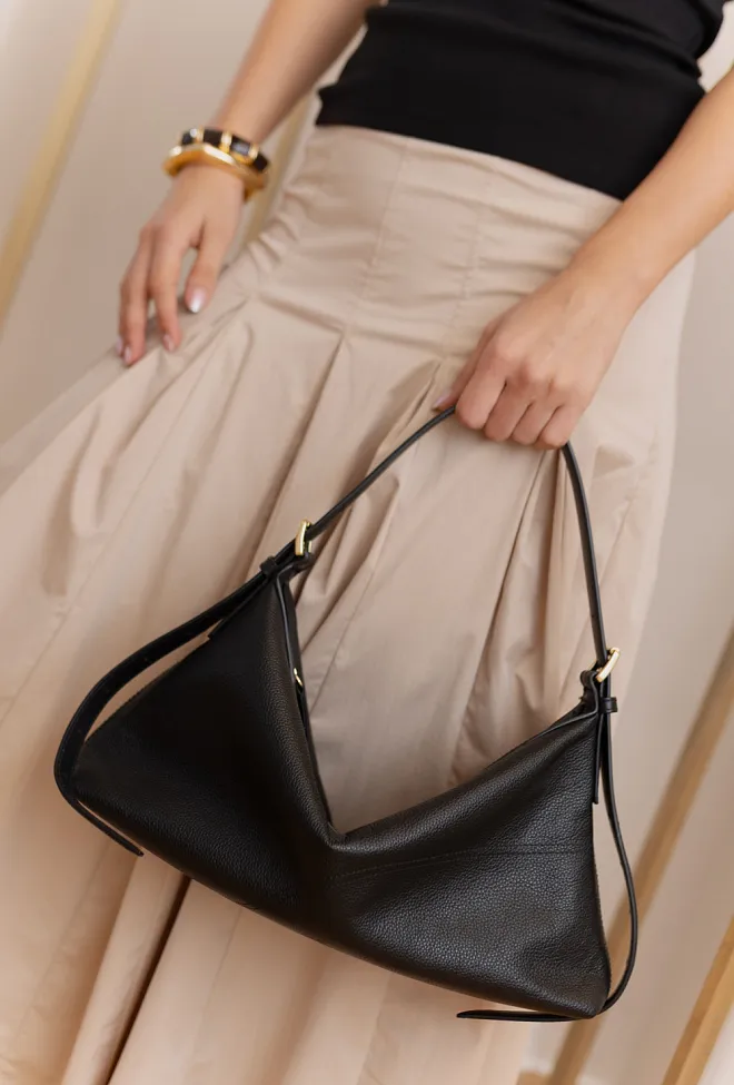 ATP Atelier Castellare Black Grained Calf Black veske 