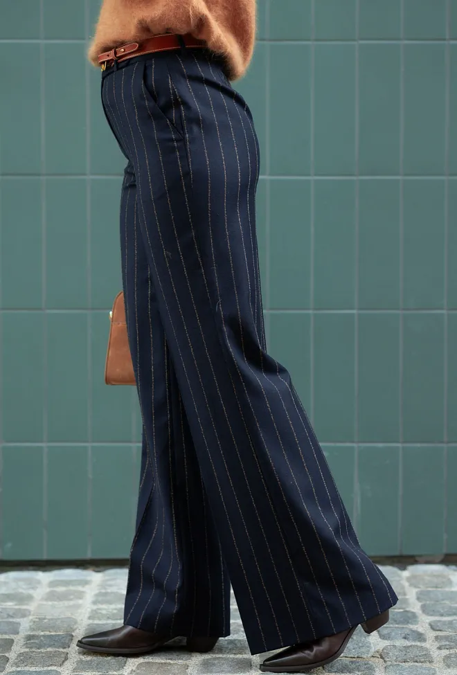Andiata Katya Trousers Pinstripe  dressbukse 4