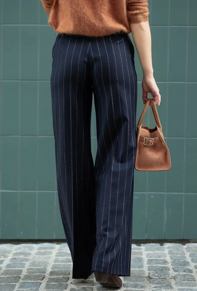Andiata Katya Trousers Pinstripe  dressbukse 5