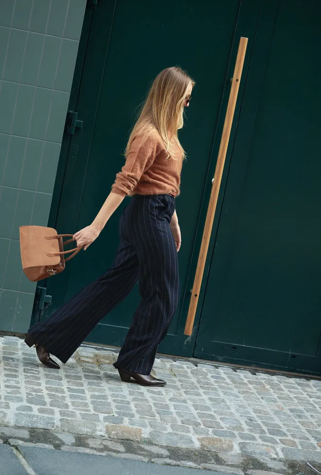 Andiata Katya Trousers Pinstripe  dressbukse 3