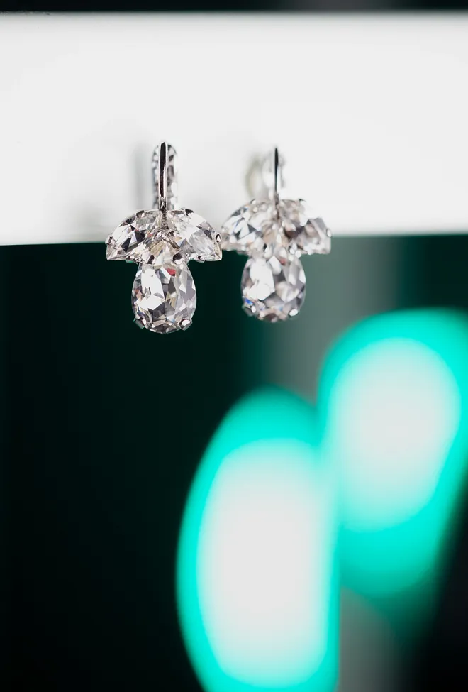 Caroline Svedbom Mini Drop Necklace Crystal smykke 4