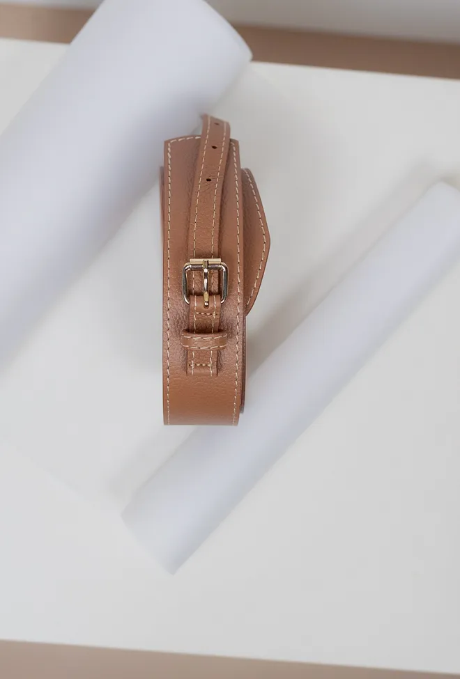 Maison bonet Woman Belt 94298G Havana belte 5