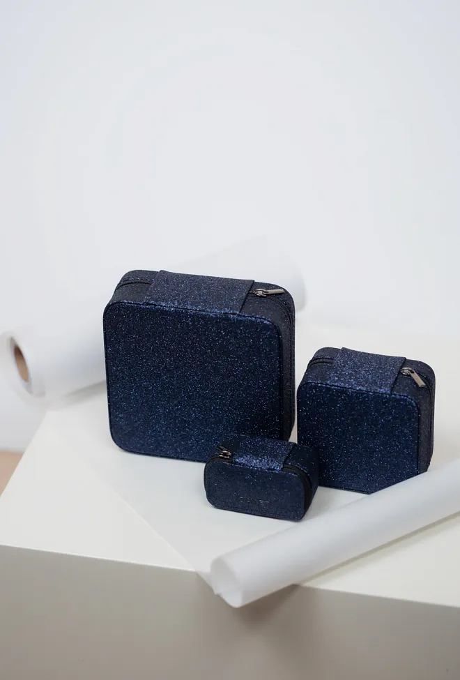 DAY ET Day Glitter Jewelry Square Navy Blazer smykkeskrin 3