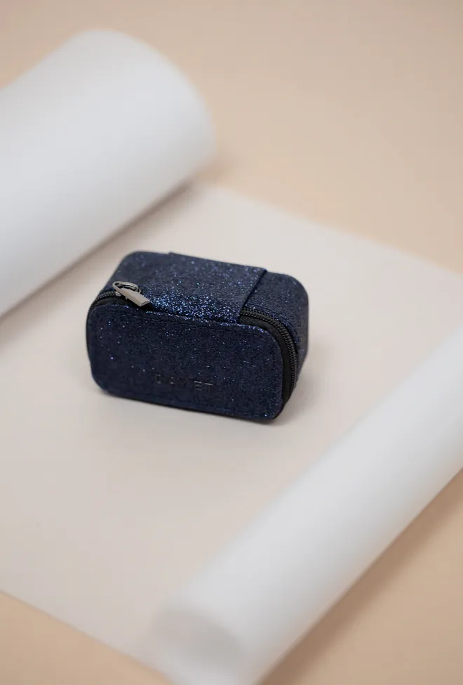 DAY ET Day Glitter Jewelry Micro Navy Blazer mini smykkeskrin