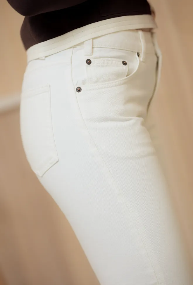 Jeanerica Sisli Cropped Natural White jeans 7