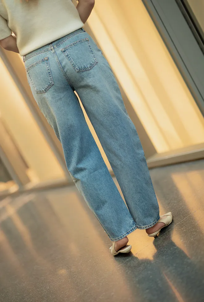 Anine Bing Fritz Jean Baltic Blue jeans 5