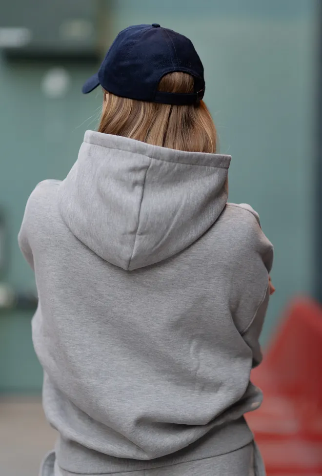 Anine Bing Jaci Hoodie Letterman Medium Heather Grey genser 4