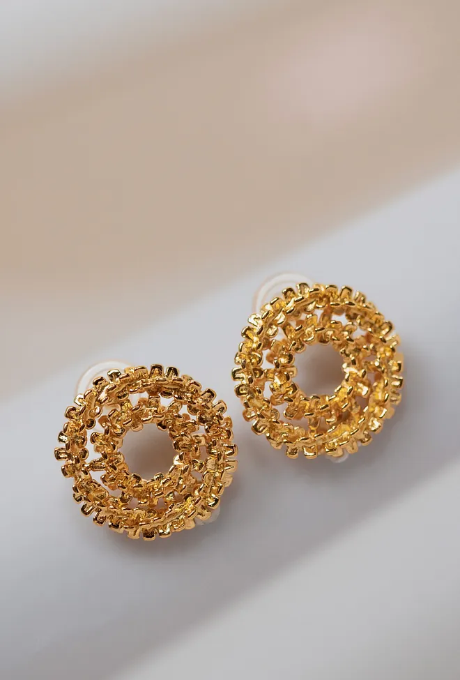 Caroline Svedbom Gemma Earrings Gold øredobber