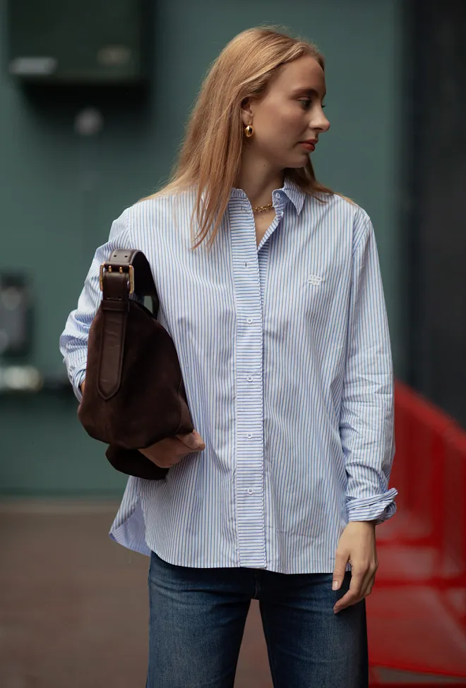 Munthe Calimma Shirt Light Blue skjorte 2