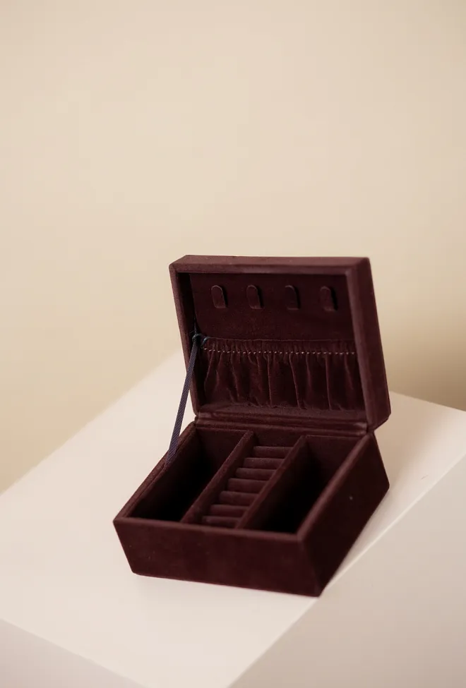 DAY ET Velvet Jewelry Case Small Winetasting smykkeskrin