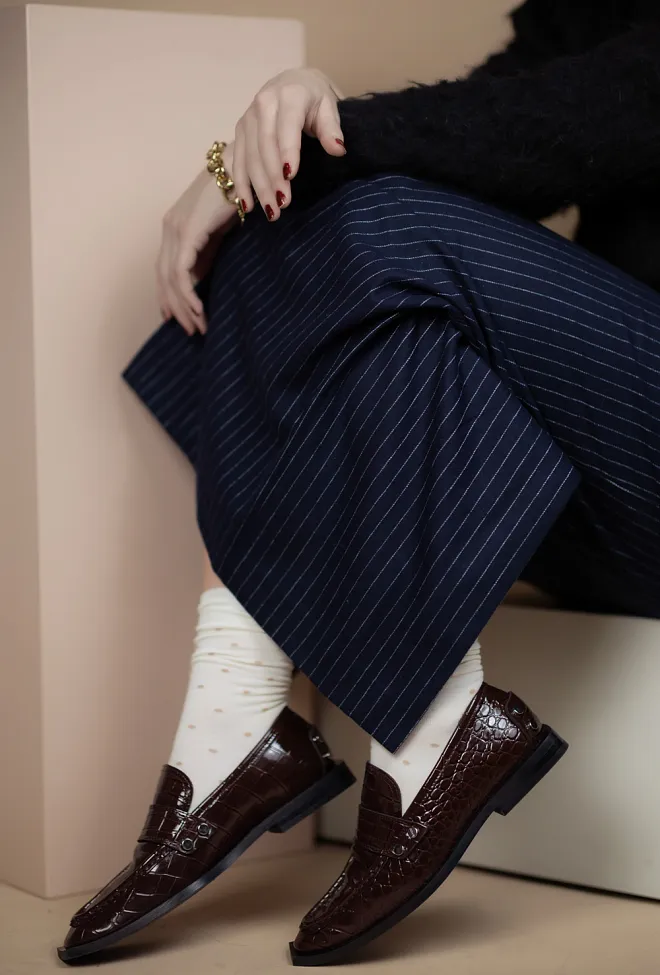 Note By Syversen Note Wool Dots Offwhite/Beige ullsokker 4