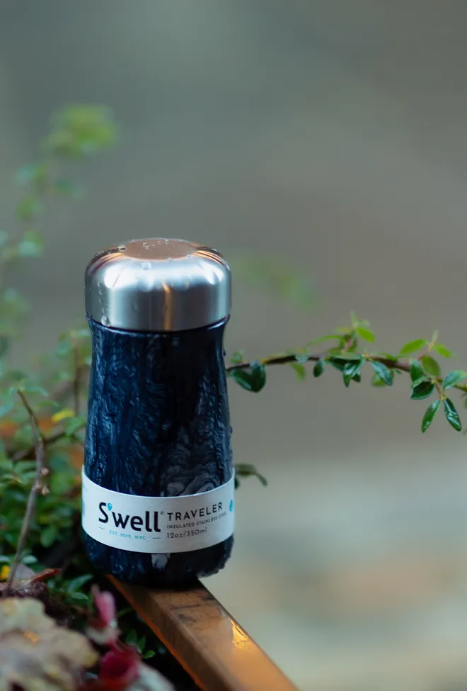 Swell Azurite Marble Traveler 350ml drikkeflaske