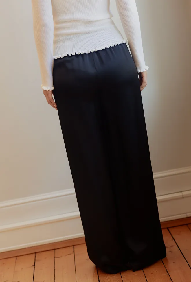 Christian Aks Naja Viscose Trouser Black bukse 6