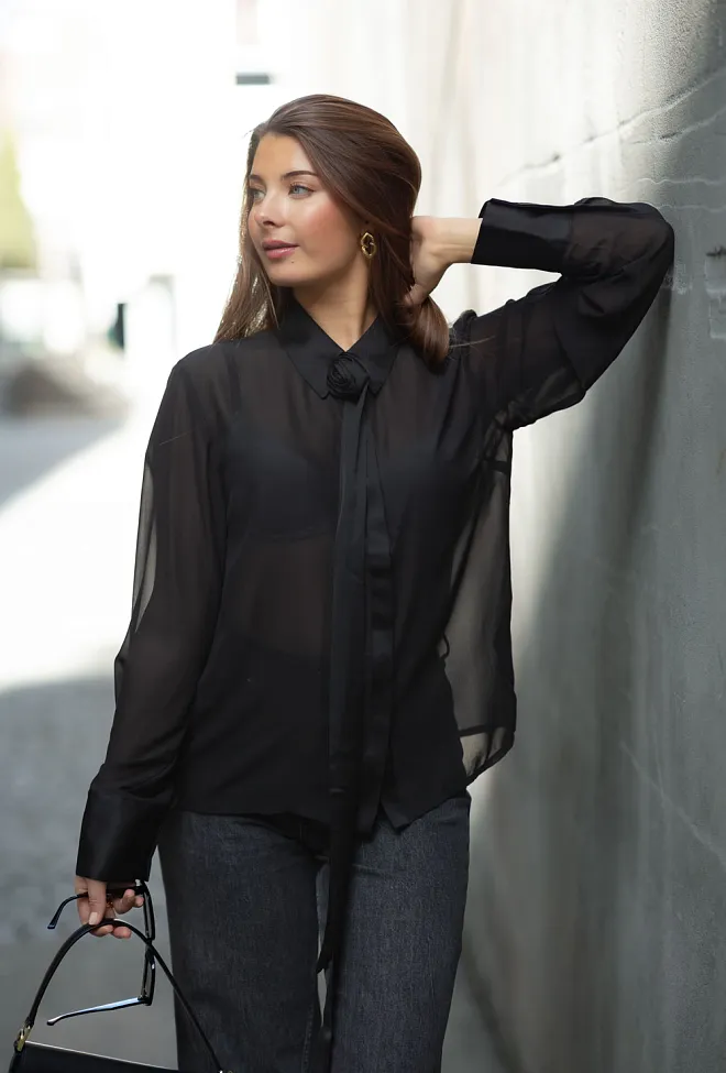 Gestuz Lynne GZ Shirt Black bluse 3