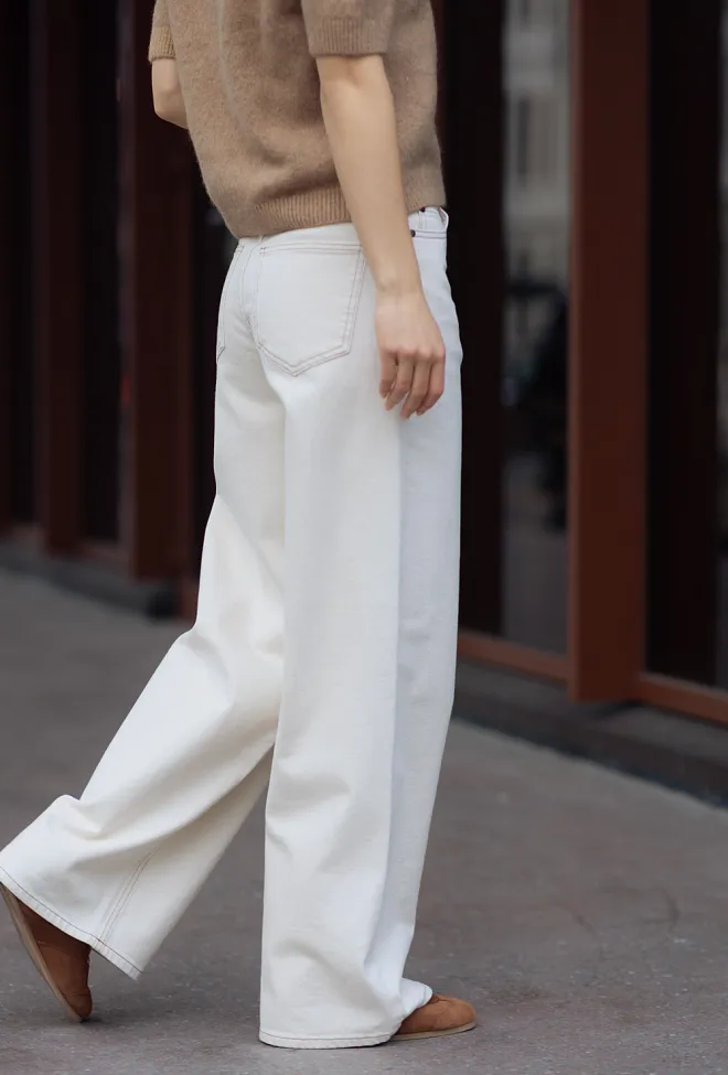 Five Units Abby FV Long 710 Vanilla Bean Denim jeans 5